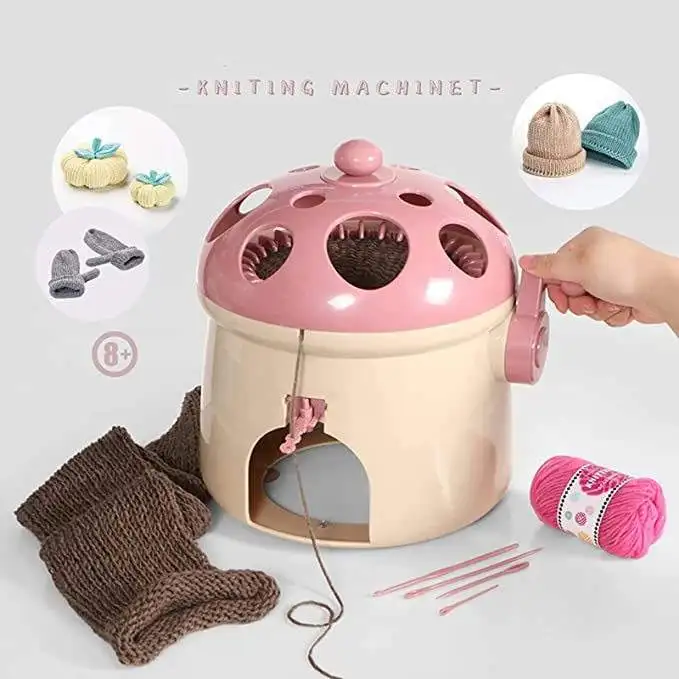 Новая ручная круглая вязальная машина с 32 иглами для рукоделия шерстяная красочный ткацкий станок
