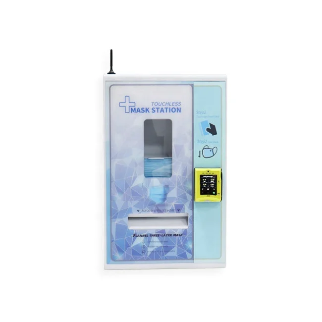 
single face mask vending machine dispenser with credit card acceptor 