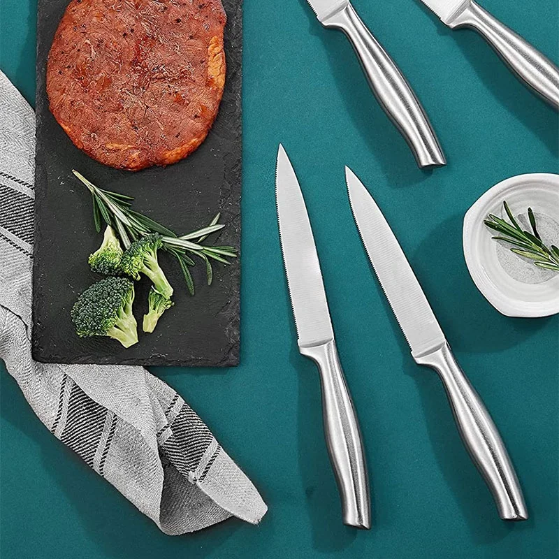 RUITAI Classical steak knife stainless steel cutting steak knife set with custom logo