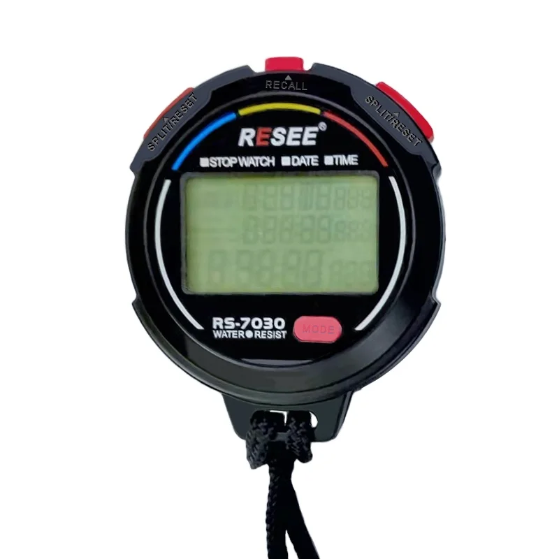 Digital sports stopwatch supplier 30 memory electronic timer lab digital stopwatch
