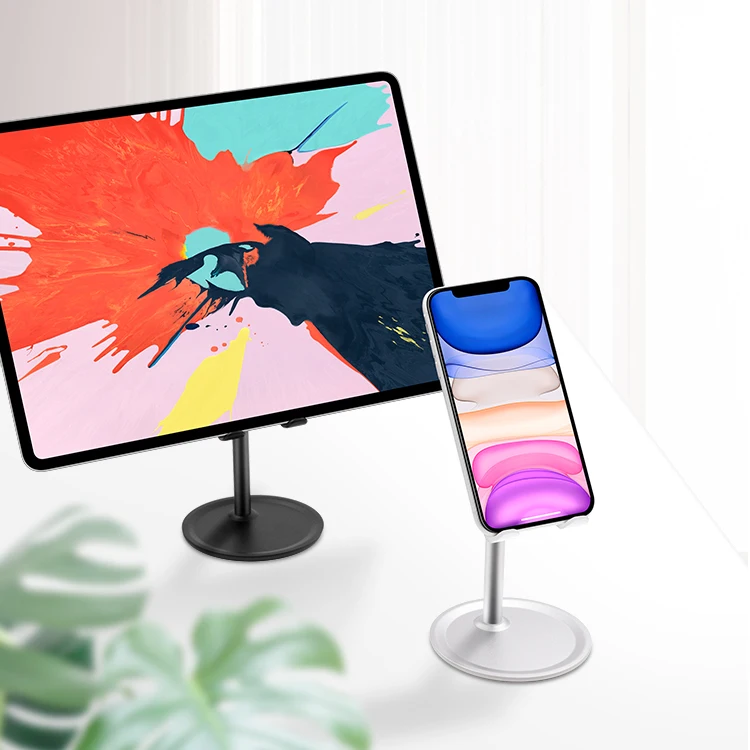 2020 new stylish products mobile phone desktop stand, Amazon hot selling for lazy phone holder angle adjustable