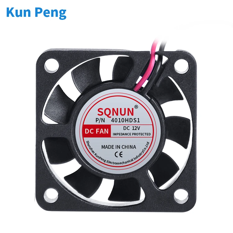 Lower noise  mini DC cooling fan  4010 5V 12V 24V  7000RPM 40*40*10mm Sleeve Bearing Axial Brushless Ventilation DC Fan