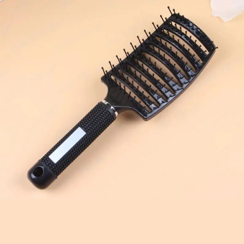 Hair Scalp Massage Comb Hairbrush Bristle Nylon Women Wet Curly Detangle Hair Brush for Salon Hairdressing Styling Tools V232