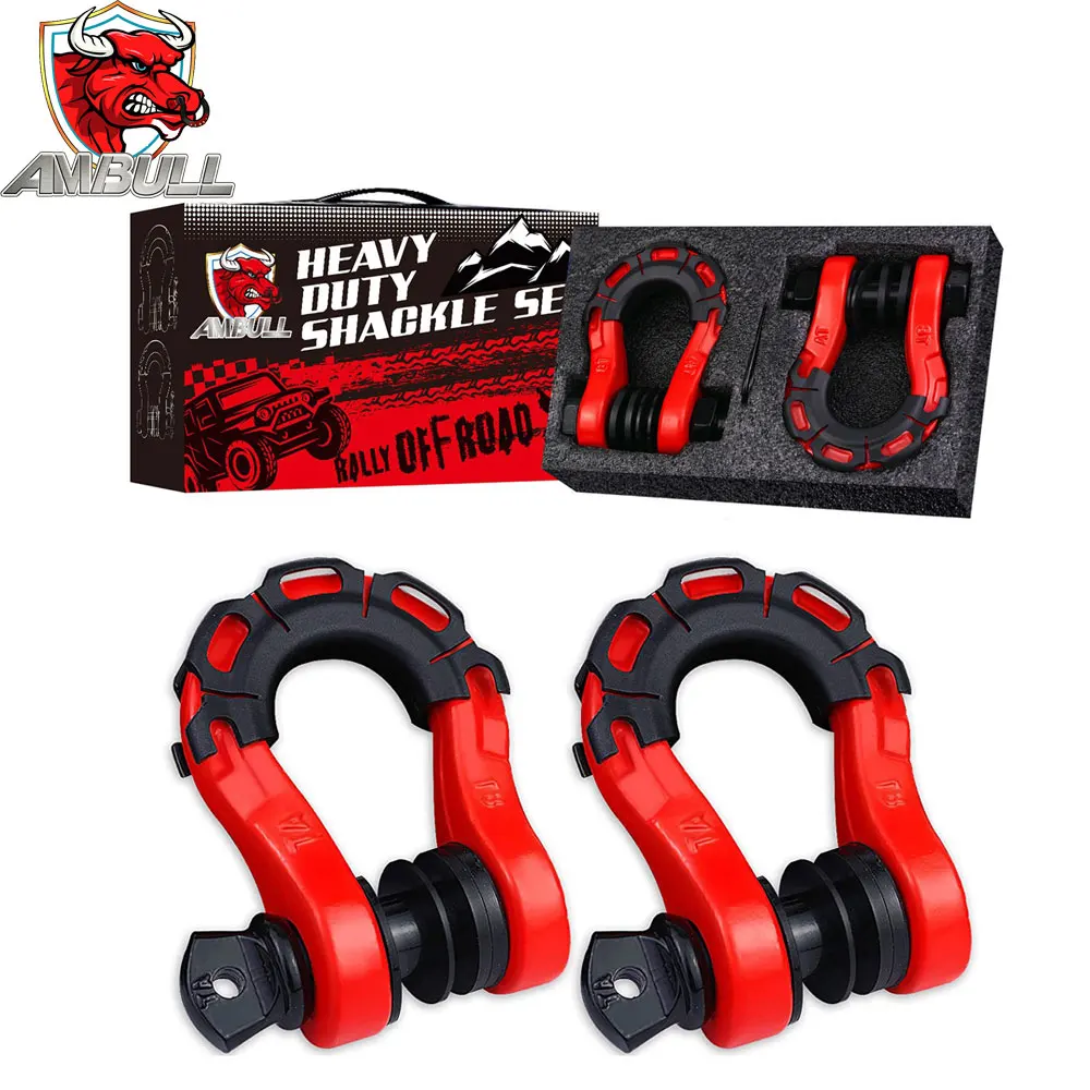 Best Durable Stainless Steel Tow Shackle Heavy Duty Type Forged Towing Shackle Hitch Receiver Shackle Snatch Chain Pulley Block