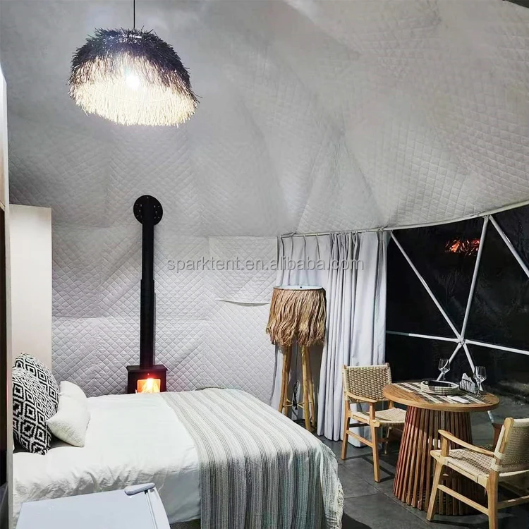 4m small outdoor garden dome igloo house tent with glass door