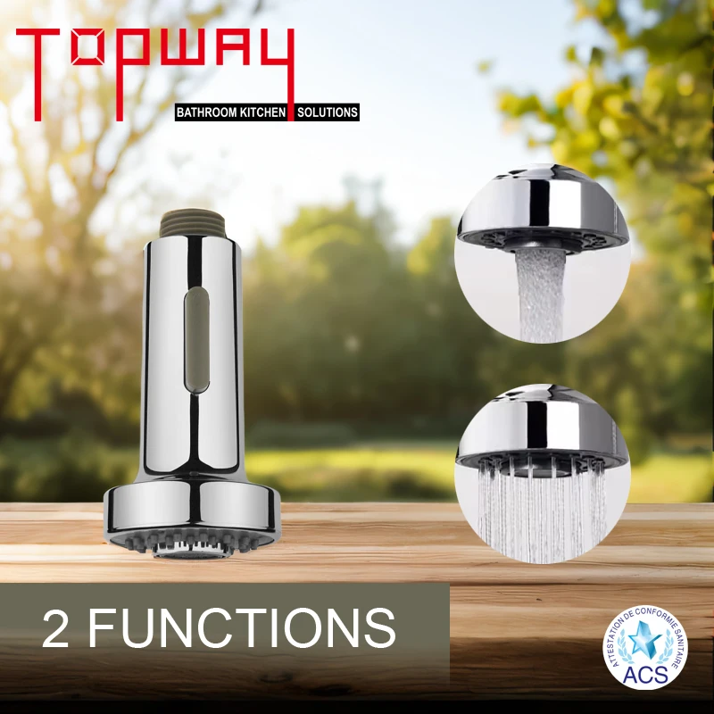 TOPWAY ACS CE SS304 Spring Sink Faucet Pull Down 2 JETS DUAL Functions Multiple styles telescopic Kitchen Taps Mixer Faucet