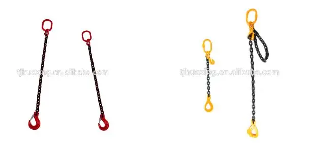 Alloy Steel Four Legs Lifting Chain sling With Clevis Hook