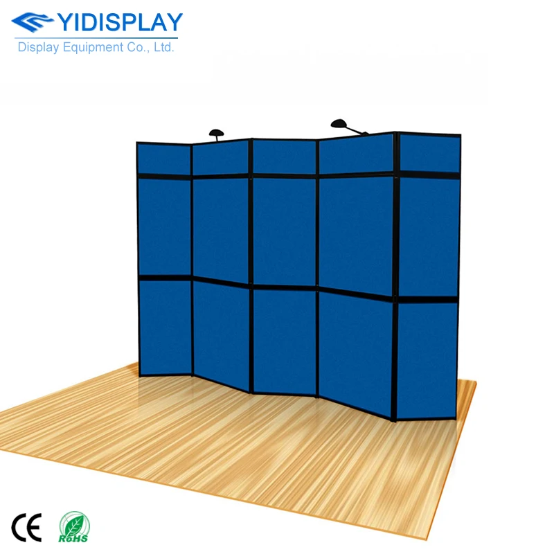 
Hot selling product custom folding panel display banner stand 