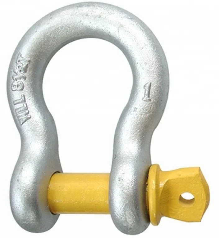 Australian standard HDG surface 6 times WLL Grade S Bow Shackles for Anchor