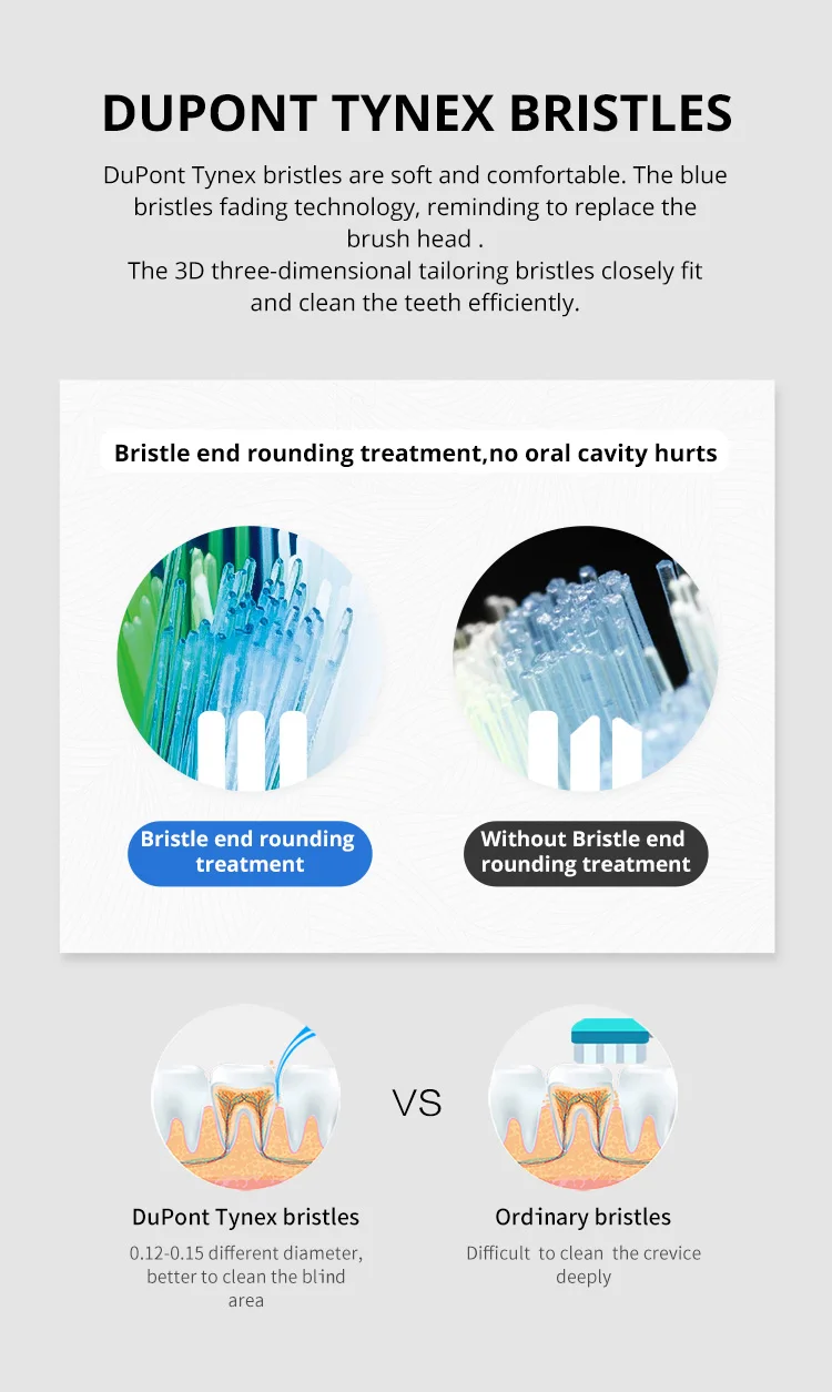 Home Use Travel Rechargeable Automatic Smart Adult Electric Sonic Toothbrush For Adult Group