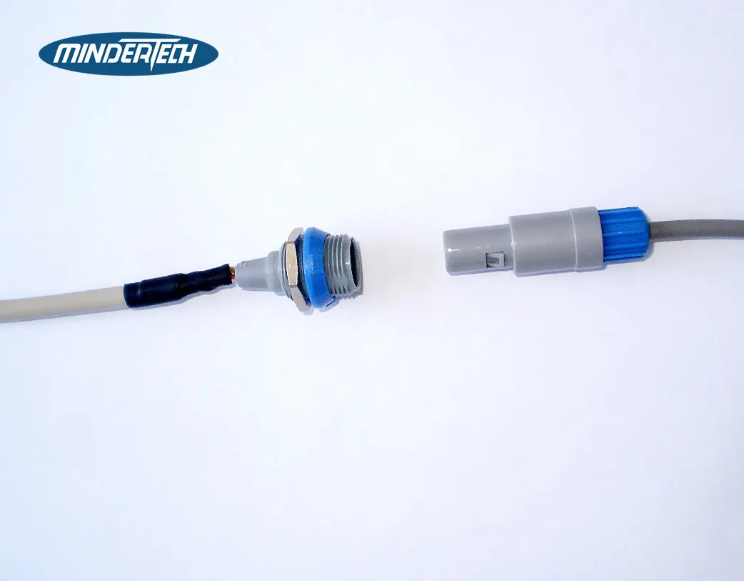 Compatible  6pin Spo2  Sensor Female Socket Connection Cable  Medical Device Spo2 Cable