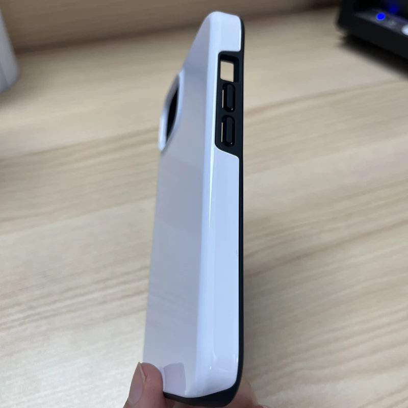 Glossy Matte  3D 2 in 1 Coated Sublimation Phone Cases Covers for iphone 15