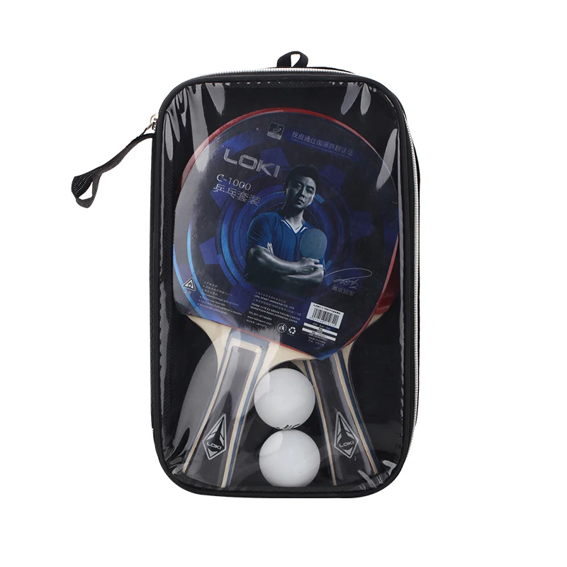 Loki C1000 low moq high quality professional ping pong paddle set