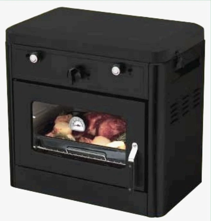 Hot Sale Luxury Portable Outdoor Camping 2 Burner BBQ Gas Oven With Stove Garden Gas Cooker For Barbecue