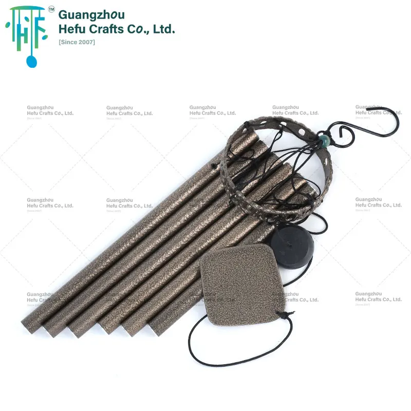 HF Personalized Metal Wind Chimes Outdoors with aluminium tubes
