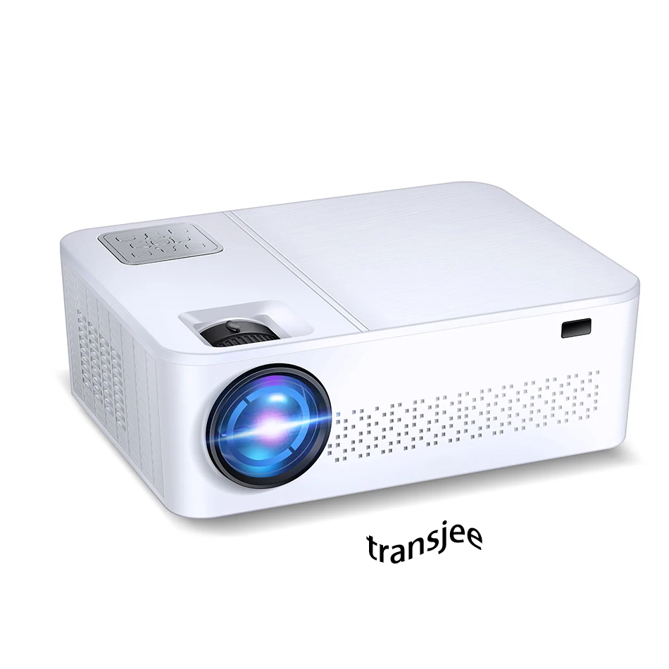 Projector 6500 Lumens Wireless phone Portable Projector 300 inches Display Lamp Life LED  lcd Video Projector 4k