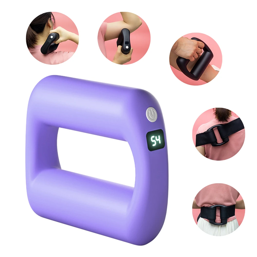 Wholesale Portable Vibrating Hand Massage Machine Gun Deep Tissue Massage Ring With Belt