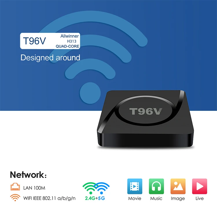  4k HD ott tv box H313 четырехъядерный 2 Гб 16 потоковый медиаплеер