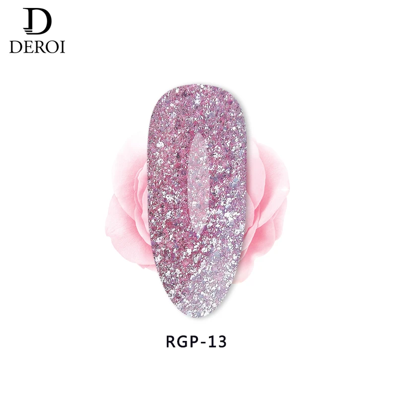 Новое поступление высококачественный Платиновый гель Роскошный розовый золотой цвет легко наносится Гель-лак для ногтей дизайна