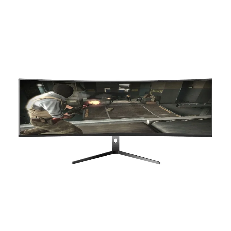 Curved Monitor Super wide Screen  HDR400 R3800 49 inch 5K 75HZ Monitor Rotated Base PC Computer