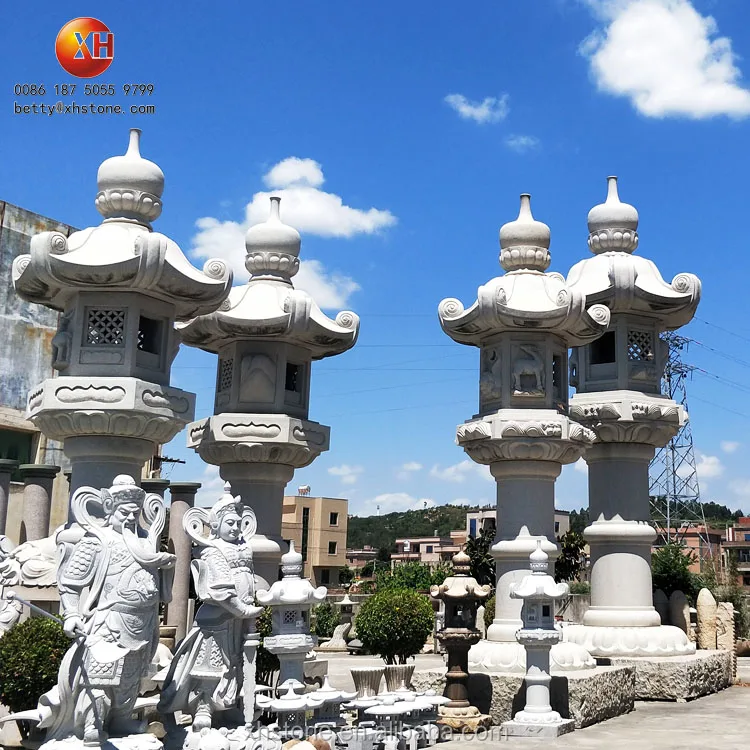 Japanese Style Customized Size Garden Outdoor Decorative Natural Stone Large KASUGA Pagoda Lantern Light