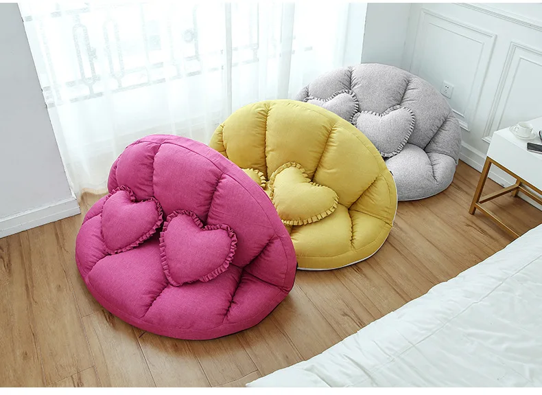 Lazy sofa single double tatami bedroom small family folding sofa bed net red cute girl small sofa
