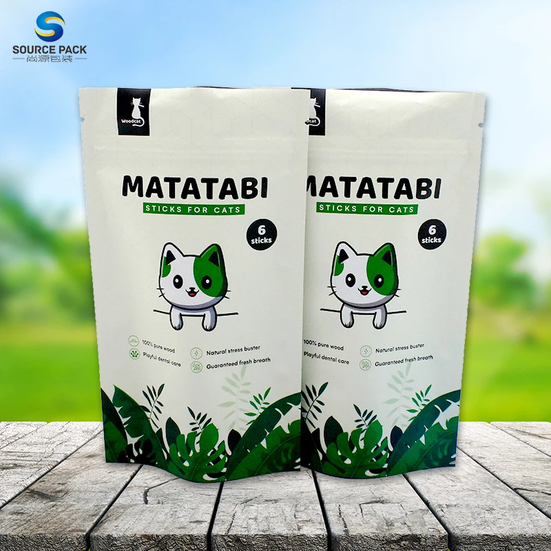 Customized Snack Freeze Dried Pet Food Dog Treat Packaging Pouch Bag