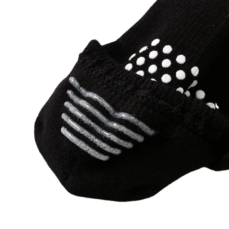 disposable custom logo beige no show mesh upper grip barre pilates slipper socks antislip silicone