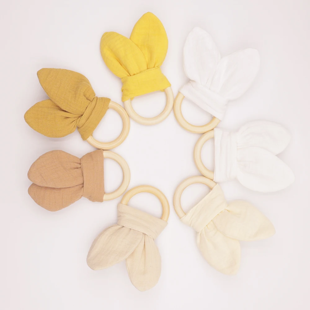 Handmade Amigurumi Rattles Handicrafts Plush Animal Doll Toys Teether Crochet Baby Toy Christmas For Kids