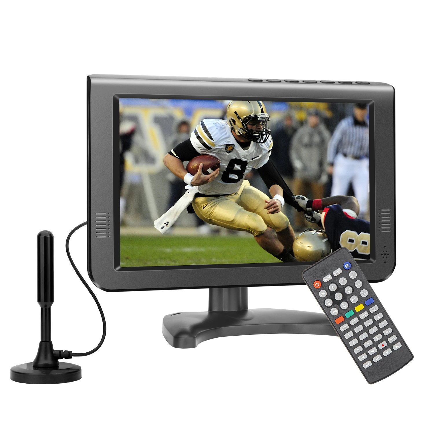 
 ATSC DVB-T2 ISDB-T 10.6inch Digital Portable LED TV  