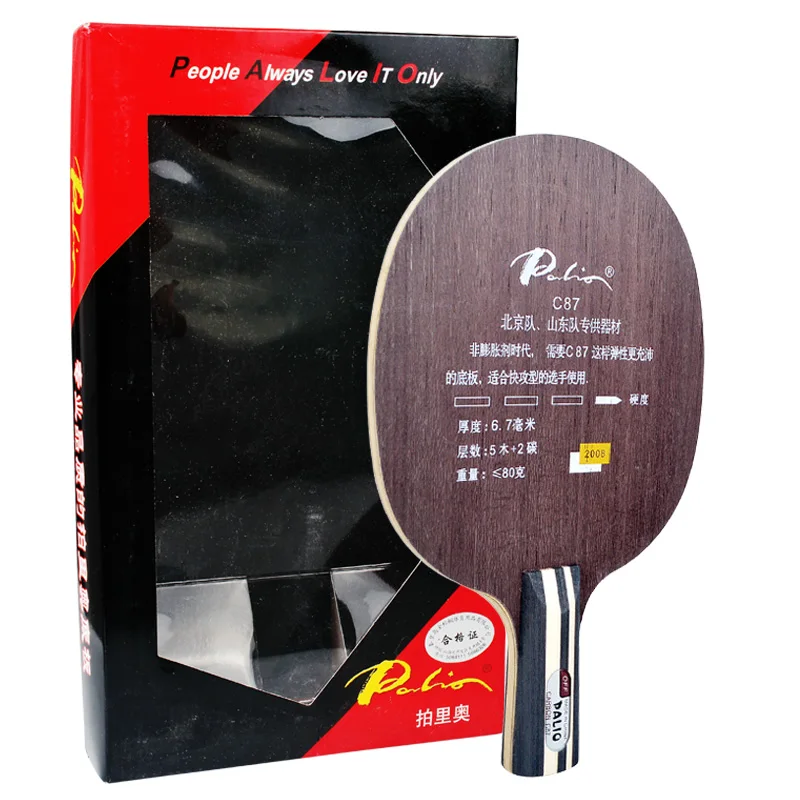Palio Table Tennis Racket C91 Wood+carbon Fast Break Professional Soleplate Straight Horizontal Racket Table Tennis Board