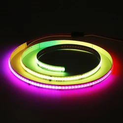 Color Changing Tape Light 630LEDS 5m White RGB RGBW Dream Colour Cob Chip Light 12V 24V Cob Strip