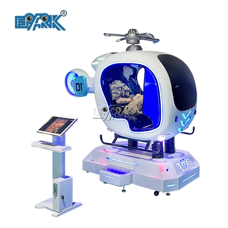 Vr Flight Helicopter Simulator 9d Vr Plane With 360 Degree Free Vision For Children/Kids Play Game
