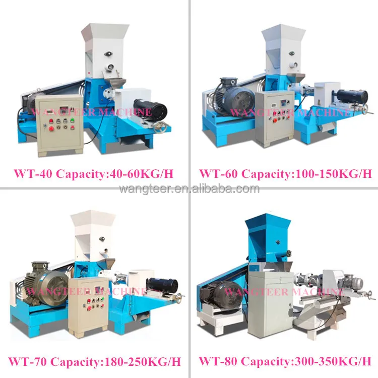 150KG/H Automatic Dry full production line Fish Cat Chicken Animal Pellet Extruder Dog Food Making Machine