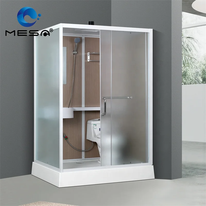 Complete modular prefabricated bathroom prefab bathroom pods unit with squatting pot