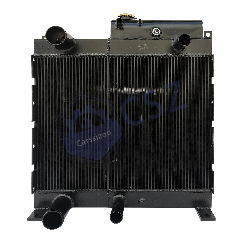 Sany pump truck high-quality aluminum alloy engineering machinery heat dissipation intercooler assembly