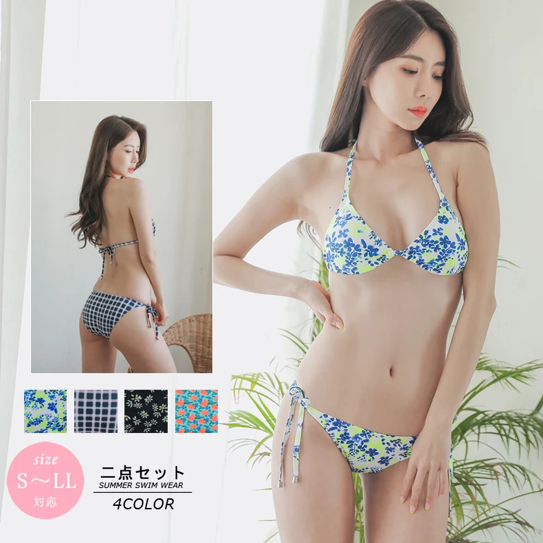 straps women swimsuit new Japan girl seyx summer bikini seaside swimming suit high quality bathing suit