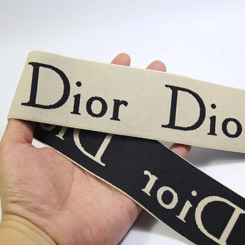 
Custom printed logo boxer shorts elastic band high quality underwear elastic band 