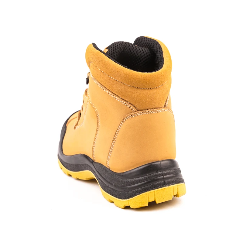 Customized Anti-puncture Steel toe hiking boot midi boot height safety shoes