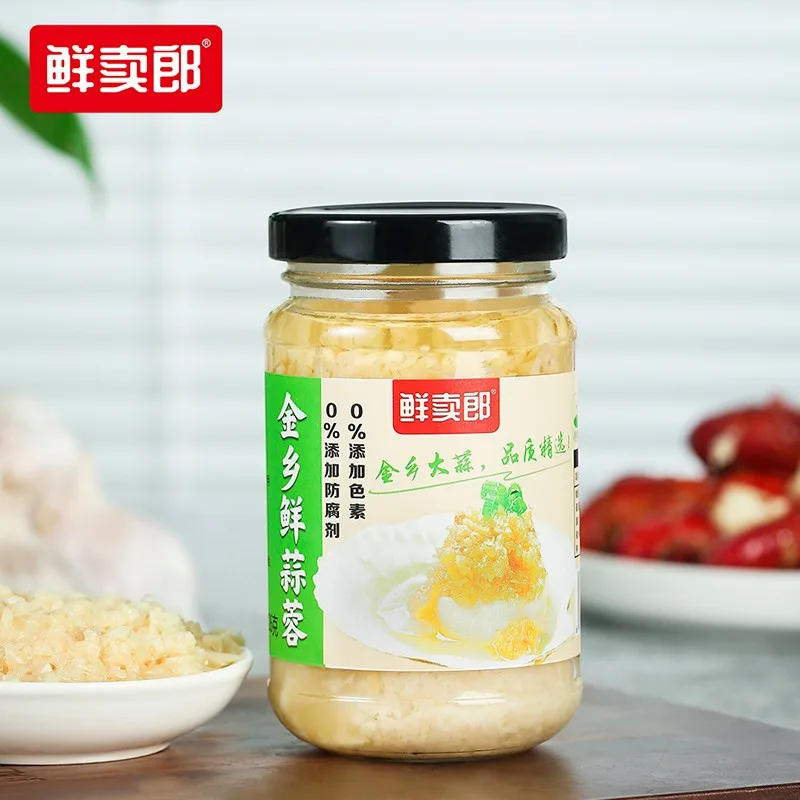 HALAL OU certified minced garlic ginger sauce for cooking condiments