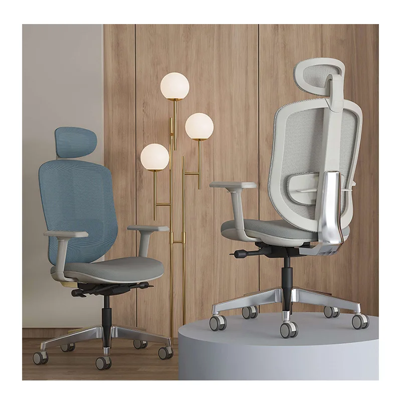 BIFMA Premium Sillas De Oficina High Back Swivel Revolving Lounge Adjustable Mesh Ergonomic Executive Office Chairs Furniture