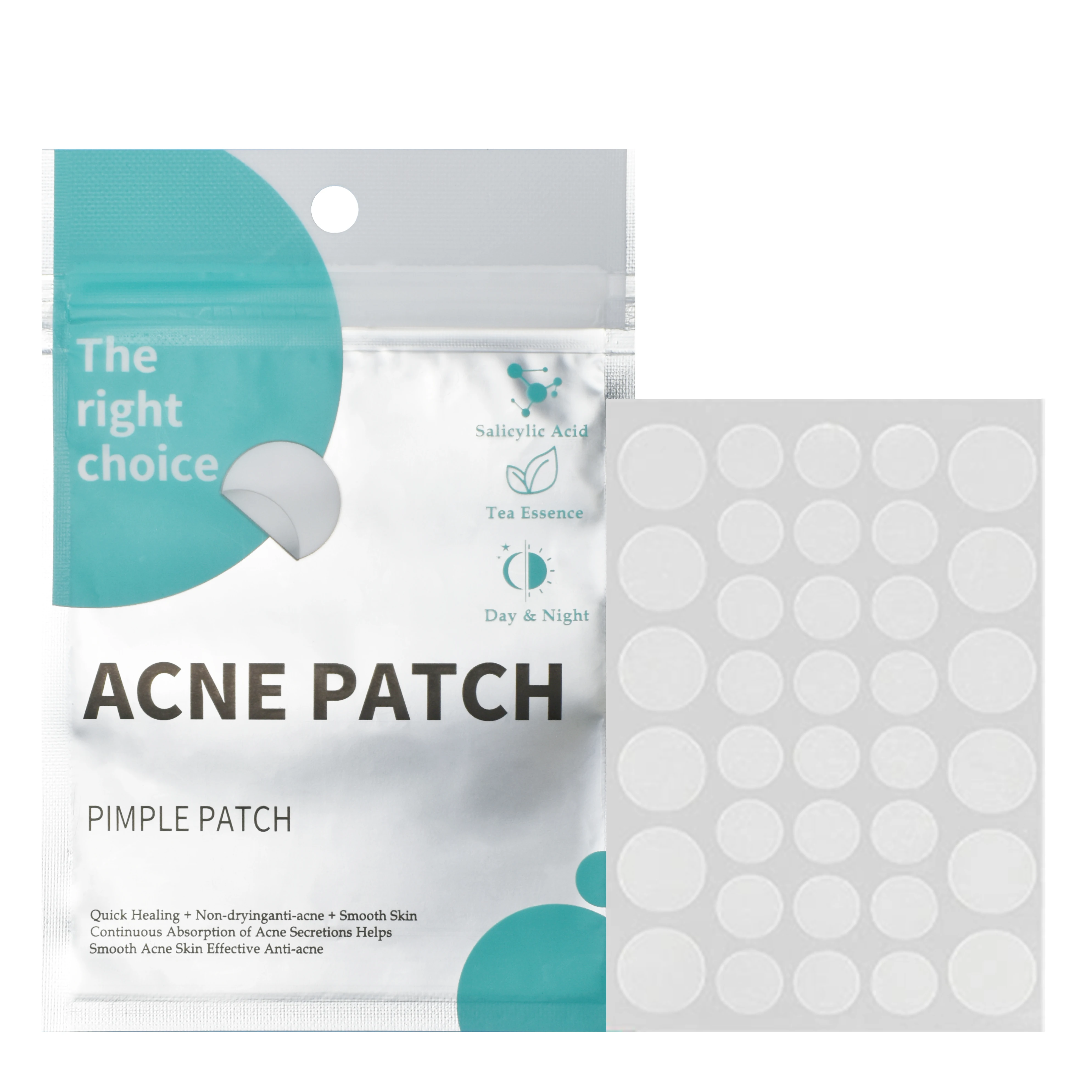 Anthrive Vegan Acne Pimple Healing Patch Hydrocolloid With Tea Tree Oil Acne Pimple Patch For Covering Zits And Blemishes
