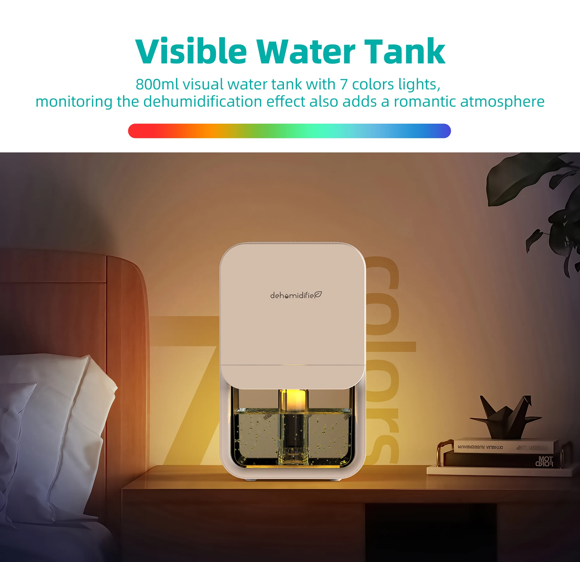 OEM factory DC plug in спальня объем 800 мл умный Wi-Fi осушитель для ванной дома