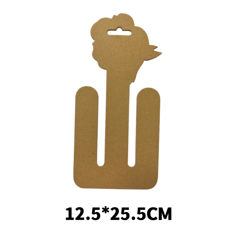 Bestiform eco - friendly Customized logo display paper hooks hanger shopping malls socks hanger hook for pet garment