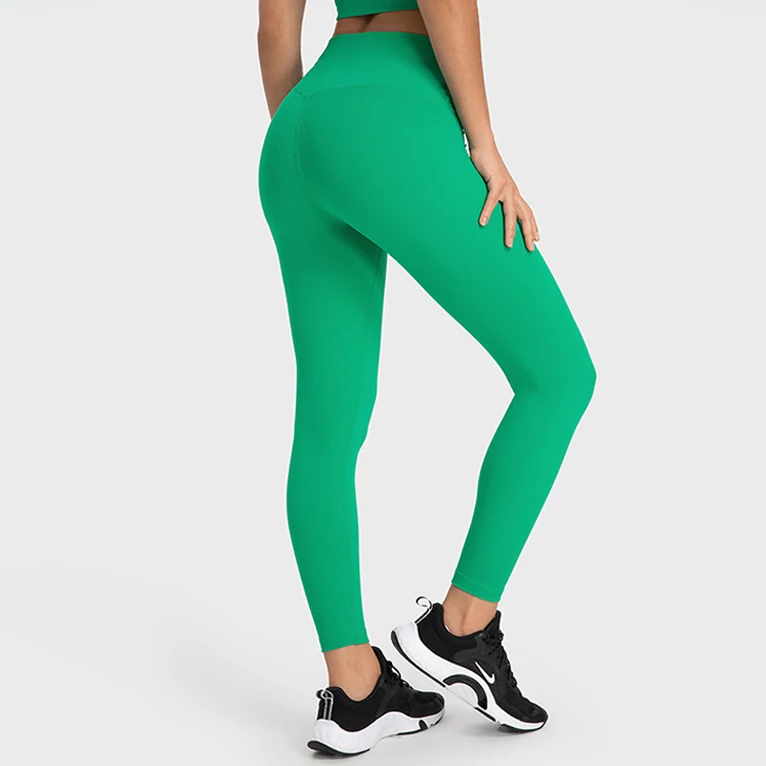 Высококачественные удобные 4-сторонние эластичные спортивные штаны с высокой талией