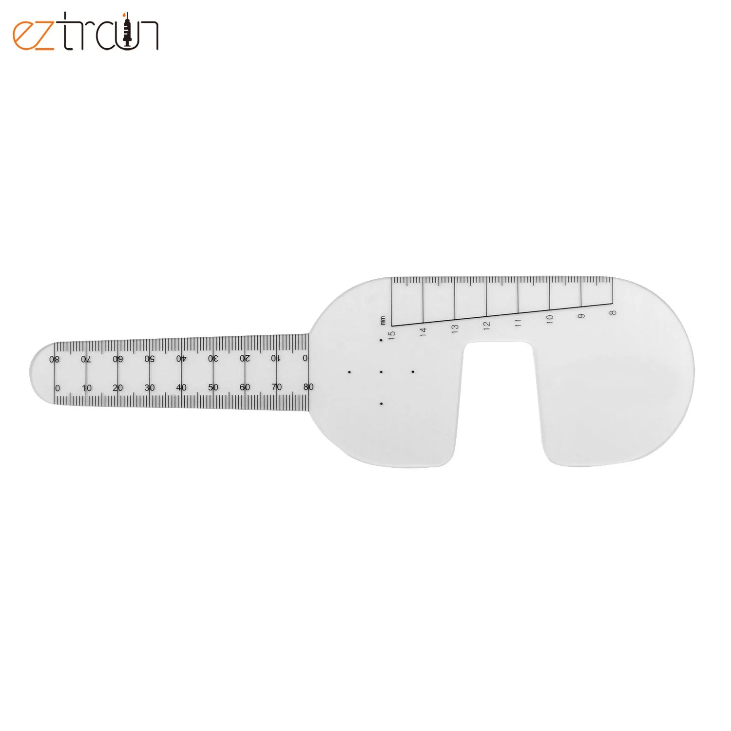 Promotional Pupillary Distance Ruler Ophthalmology Ruler Plastic PD Ruler