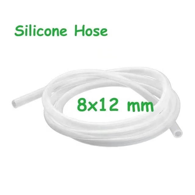Food Grade Silicone Hose, Homebrew Craft Beer Kegerator Beverage Dispenser Liquid Line Non-Toxic Clear Beer Tubing