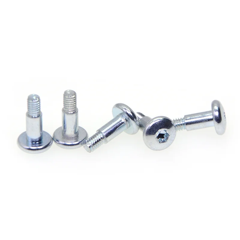 Factory production Steel Zinc plating pan head torx half mechanical thread Limiting position shoulder step fastener screws bolts