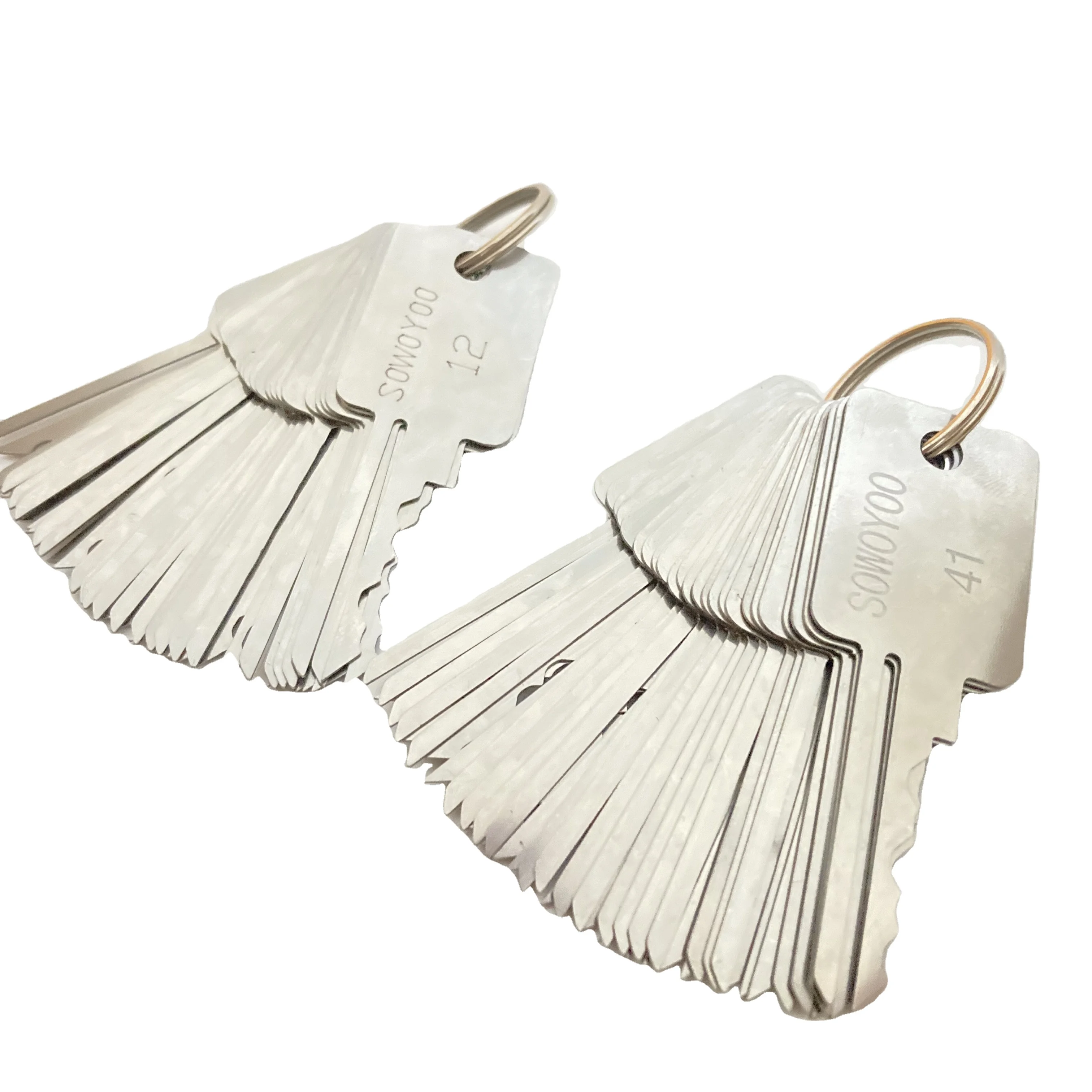 Locksmith Gift Training Set Lockpicking Tools 48 Pcs Transparent Padlock Extractor Set Lock Pick
