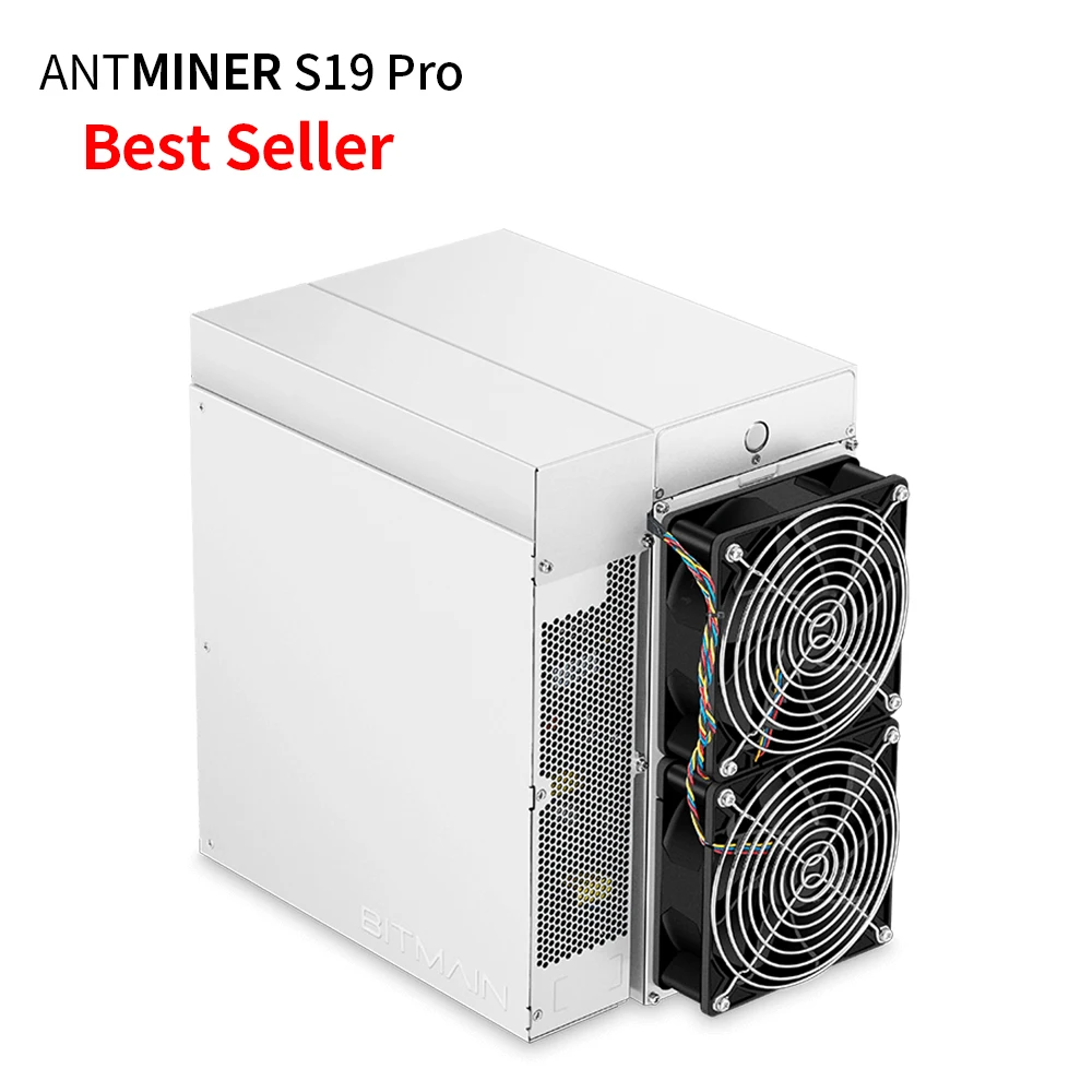  2021 Bitmain Antminer S19 Pro 110Th Miner 3250W машина для майнинга биткоинов pro